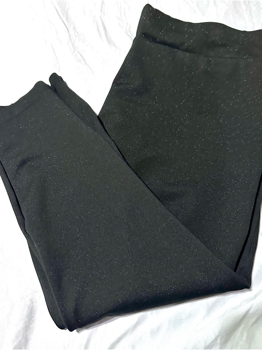 Nue Option Shimmer Black Crop Pants – Size XL